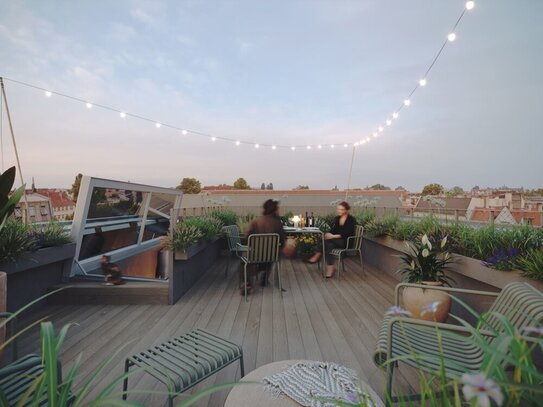 Hochklassiges Neubau 2-Zi-Penthouse mit Dachterrasse am Prenzlauer Berg