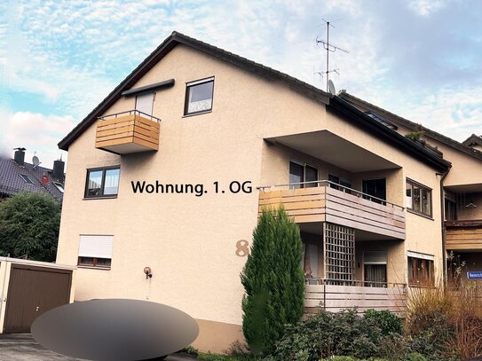 Lichtdurchflutete 4,5-Zimmer-Wohnung mit Balkon und EBK in 5-Parteien-Haus in Winterbach, frei ab 01.06.2024