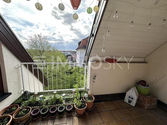 Zentrale 3,5-Zimmer-Maisonette-Wohnung im Herzen von Ludwigsburg