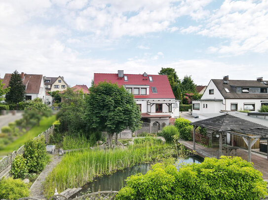 Hamburg-Sinstorf + Schwimmteich + Lebensfreude + Naturnah + Großes Einfamilienhaus