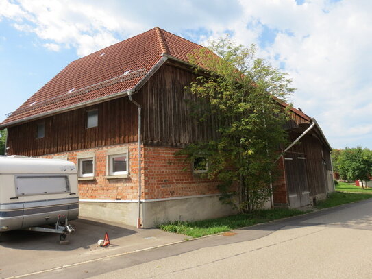 Pferdehalter aufgepasst! Ehemaliges Scheunenwohnhaus mit Stallung in Frankenhardt zu verkaufen