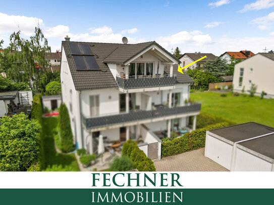 3-Zimmer-Dachgeschosswohnung (gesamte Etage) mit Garage, Stellplatz und Einbauküche in Lenting!