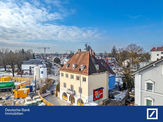 Historisches Mehrfamilienhaus mit 4 Wohneinheiten und 1 Gewerbeeinheit in zentraler Lage von Pasing