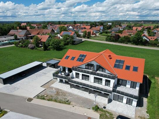 Luxuriöse Erdgeschoßwohnung am Ortsrand. Erstbezug!