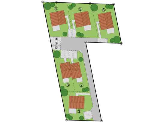 sonniges Baugrundstück für Ihre Doppelhaushälfte in Nenndorf (Rosengarten)