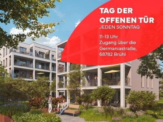 Mit eigenem Gartenbereich, ideal für Familien: Traumhafte 3-Zimmer-Wohnung in bester Lage