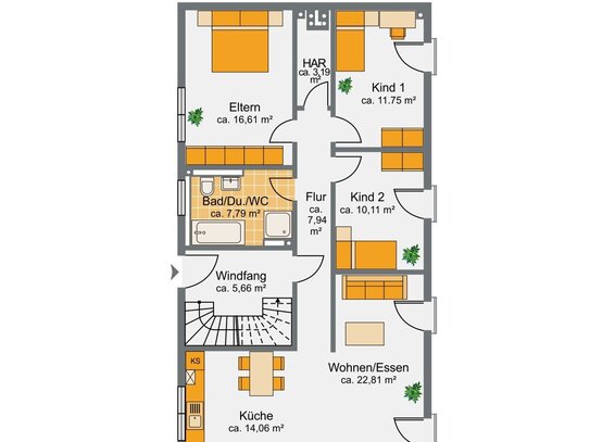 *** PROVISIONSFREI *** * 4,5-Zi.-Wohnung * Neubau * mit Balkon und PKW-Stellplatz