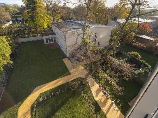 Exklusive 3-Zimmerwohnung im Gartenhaus mit Terrasse und Gartenanteil!