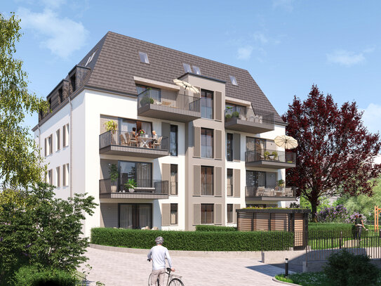 Selten!! 5 - Zi Wohnung im DG mit Balkon - Energieeffizienter Neubau, Erwärme, Kühlung, Aufzug, TG, Klima A+