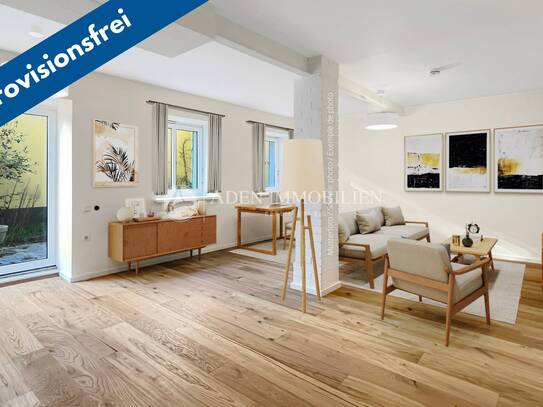 PROVISIONSFREI bis 14.02.! Renoviert und Barrierefrei 3-Zimmer-Wohnung mit Garten und Terrasse!