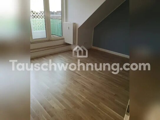 [TAUSCHWOHNUNG] Biete helle Dachgeschosswohnung, Suche 2 Zimmer Wohnung