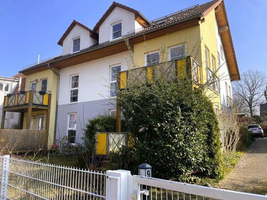 Vermietete Helle 2-Zimmer Wohnung in Top Lage von Birkenwerder mit Balkon und Zugang zum Garten