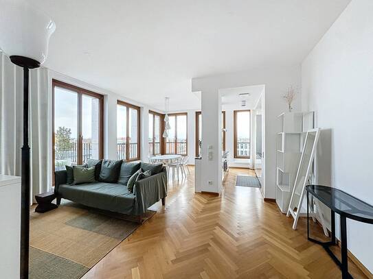 Luxuriöses Penthouse in Berlin-Mitte - 122 m², Neubau, voll möbliert