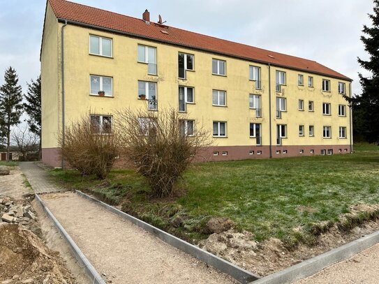 teilsanierte 3-Raum-Wohnung mit Blick ins Grüne zu vermieten