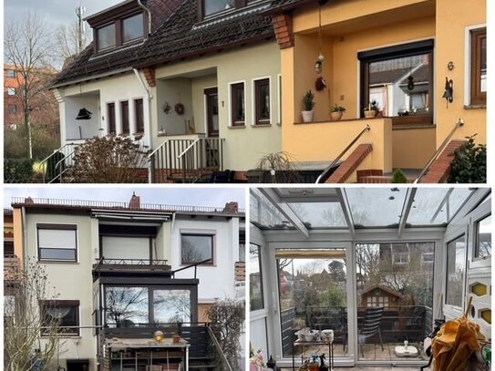 3 Zimmer Reihenmittelhaus mit Vollkeller, Wintergarten mit Garage