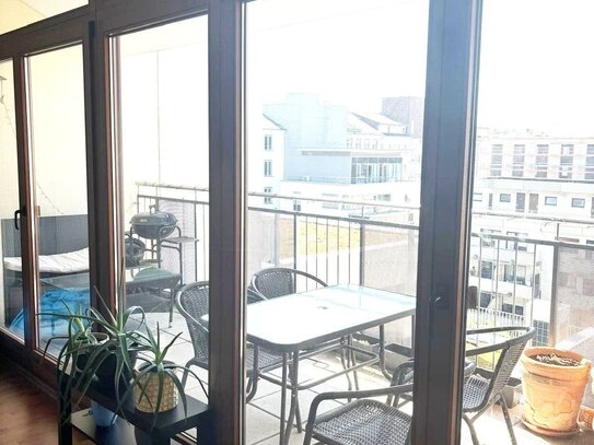 Helle 2-Zimmer-Wohnung mit Balkon im 4. OG in zentraler Lage von Darmstadt