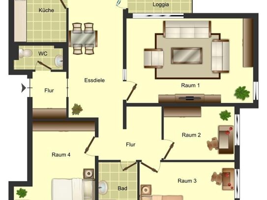 5-Zimmer-Wohnung in Kamen Methler - WBS zwingend erforderlich