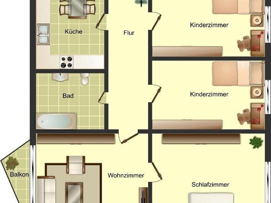 3-Zimmer-Wohnung in Ahlen Ahlen