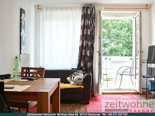 List-Vahrenwald, 1 Zimmer Apartment mit Balkon, preisgünstig