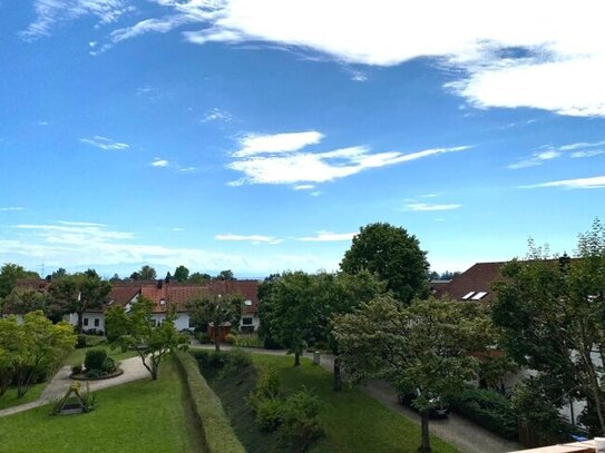 Befristete Wintervermietung. 3-Zimmerwohnung mit 2 Bädern und schöner Bergsichtt in Immenstaad