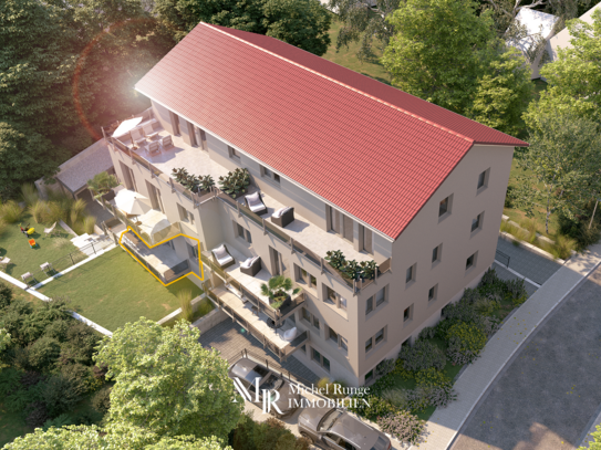 NEUBAU: Energieeffiziente (A+) 4-Zimmer-Wohnung mit großem Balkon, Garage und Aufzug