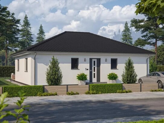 ..schlüsselfertige Bungalows Neubau mit Wärmepumpe ...