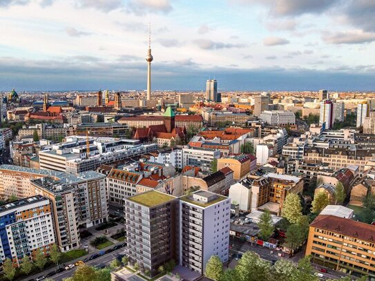 Mitte: Köpenicker Str.: u.a. VERMIETETE 1-Zi-NEUBAU-Whg. im 7. OG - 36 m² per SOFORT zu VERKAUFEN