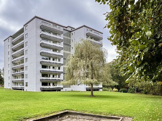 Gepflegte Wohnung in gepflegtem Mehrfamilienhaus mit 2 Balkonen und Blick ins Grüne!