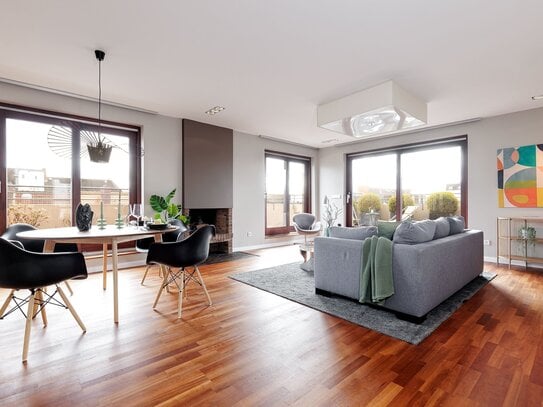 Penthouse mit sonniger Dachterrasse - über den Dächern Hamburgs ++courtagefrei++