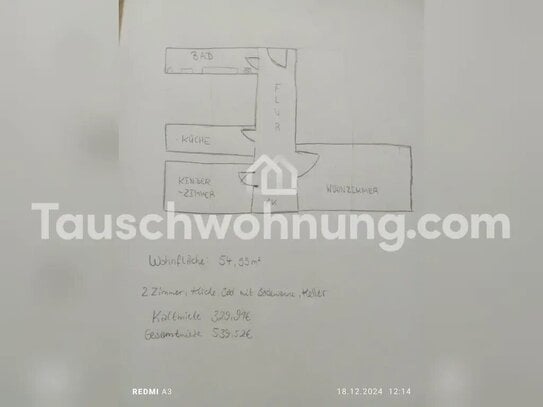 [TAUSCHWOHNUNG] Wohnung Weißensee