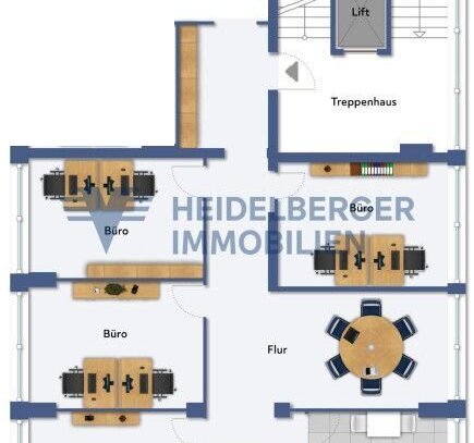 Heidelberger Innenstadtlage- schöne Büroeinheit zu vermieten!