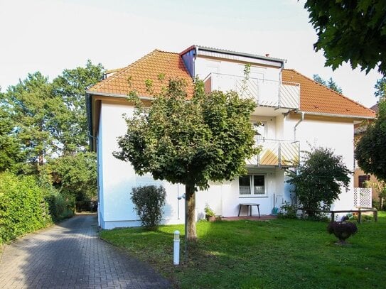 Singlewohnung mit Terrasse und Gartenanteil