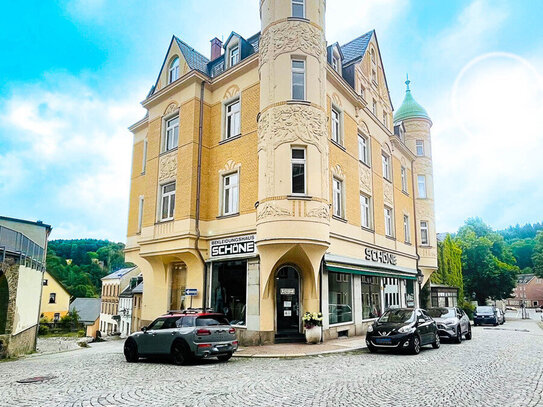 Wunderschöne 3,5-Wohnung in Schwarzenberg - Wohnen mit Blick auf's Schloss