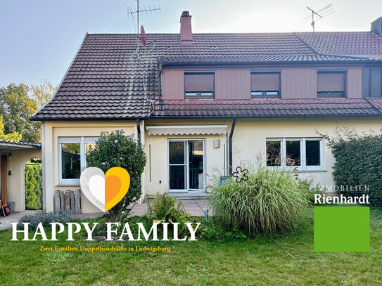 HAPPY FAMILY! Zwei-Familien-Doppelhaushälfte in Ludwigsburg