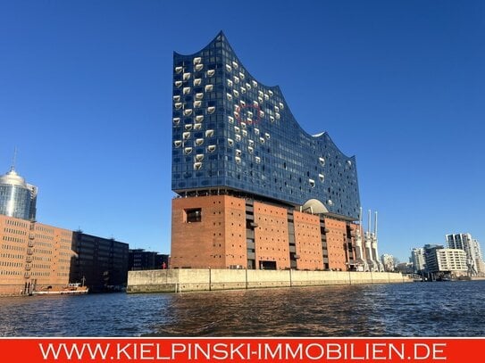 Rarität in der Elbphilharmonie! Exklusive 3-Zi.-Whg. mit direktem Elbblick + TG