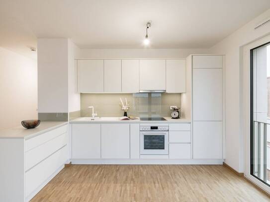 Leben in Frankfurt: 4-Zimmer-Wohnung mit Loggia und in Parknähe