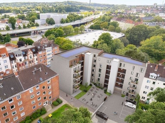 Erstbezug: 2 Zimmer-Dachterrassenwohnung in verkehrsgünstiger Lage von Kiel