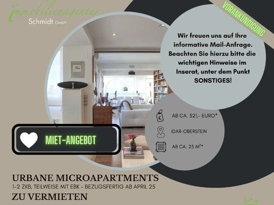 ***VORANKÜNDIGUNG: ERSTbezug*-Appartments in Idar-Oberstein zu vermieten!***