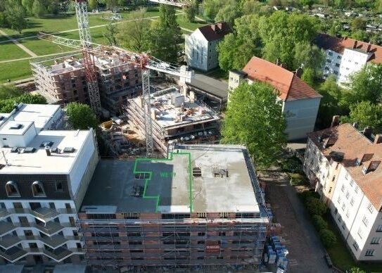 KFW55- 4.OG Exzellent Wohnen. Südbalkon, Innenstadt. 4-Zimmer-Wohnung im Packhof-Quartier