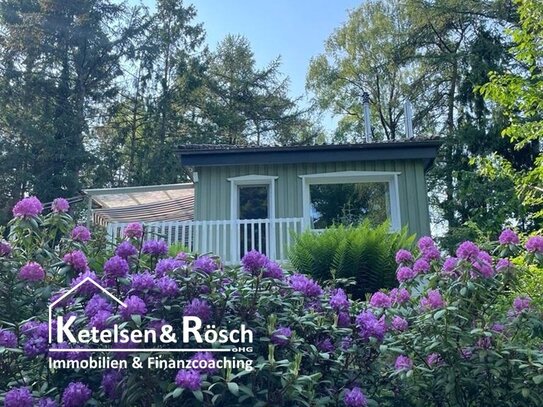 FELDE -- Rarität - Seelage – 1. Reihe Hyggeliges Ferienhaus auf Pachtland