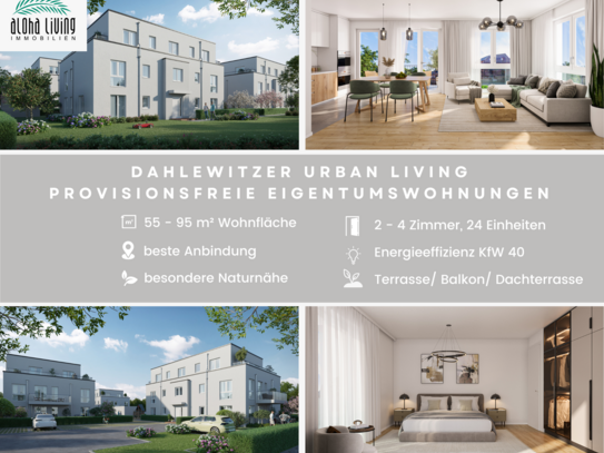 Dahlewitzer Urban Living - provisionsfrei Eigentümer werden!