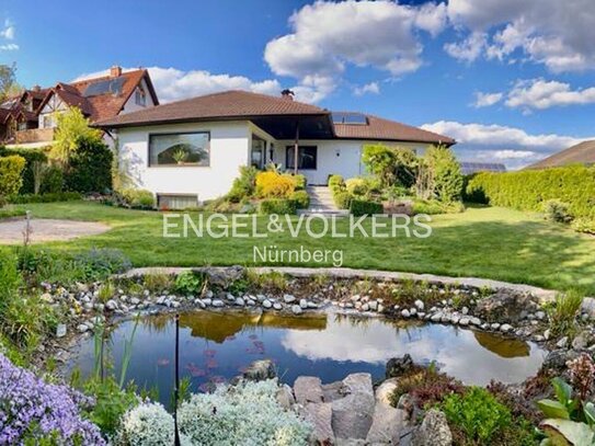 Charmanter Bungalow mit idyllischem Garten und Blick ins Grüne