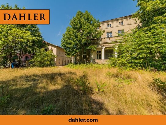 "Villa Rabe" mit bis zu 504 m² Fläche nach Umbau mit Baugenehmigung und Remise mit ca. 167 m²