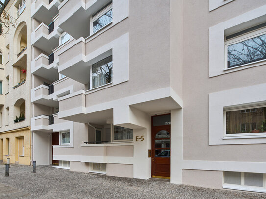 ERSTBEZUG nach SANIERUNG: Eislebener Str: LUXUS 4-Zi-Whg, 92 m² - 2 Bäder - VHS 1.OG + SÜD-Loggia