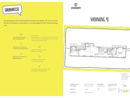 Großer Dachgeschossrohling mit Baugenehmigung und West-Terrasse