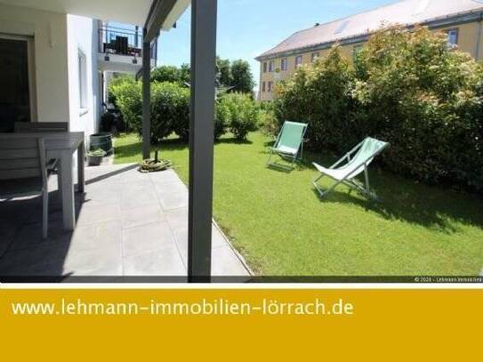 Hochwertige 2 Zi. Wohnung mit Gartenanteil und Garage in Lörrach - Haagen