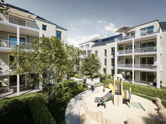 Haus-im-Haus: Maisonette auf der obersten Etage mit Dachterrasse und Loggia