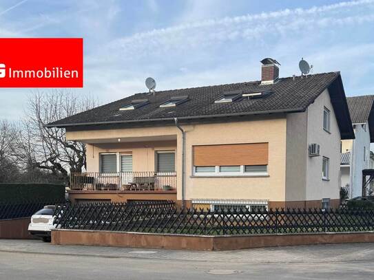 Großzügiges Zweifamilienhaus mit großem Garten in Feldrandlage von Hasselroth - Neuenhasslau