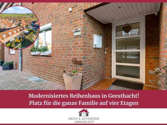 Modernisiertes Reihenhaus in Geesthacht - Platz für die ganze Familie auf vier Etagen!