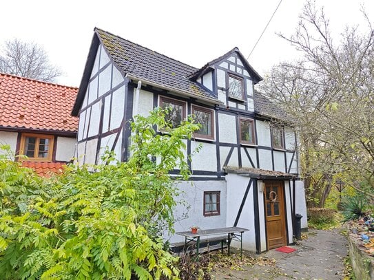 Einzigartiges kleines Fachwerkhaus (Lohgerberhaus) mit direktem Flusszugang im Wesertor